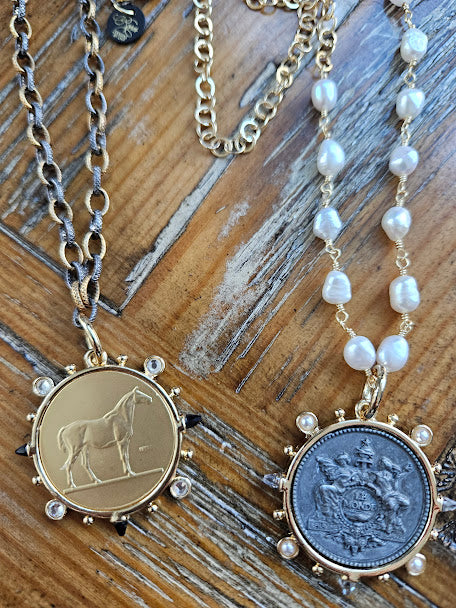 coins and pearls
