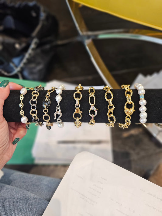 pearl bracelets