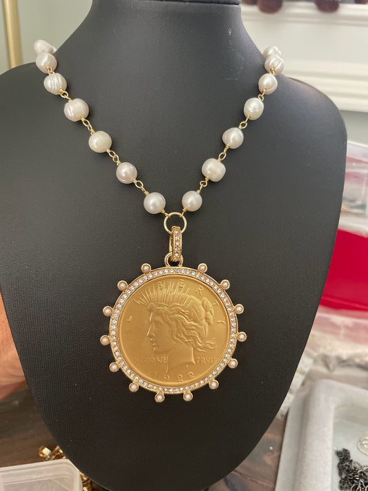 coins and pearls