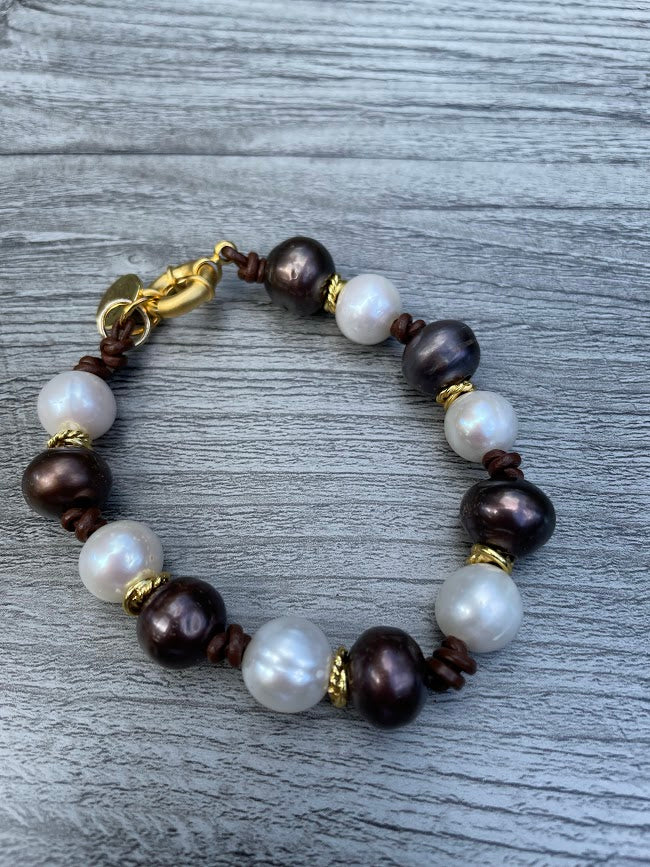 Leather and Pearls