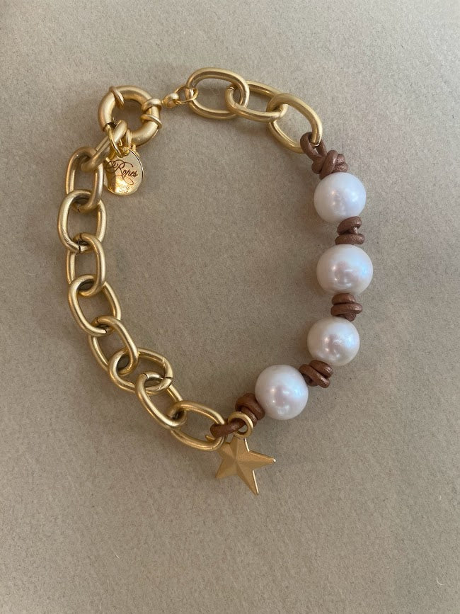 Leather and Pearls