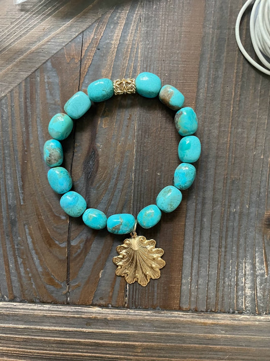 Turquoise and Pearls